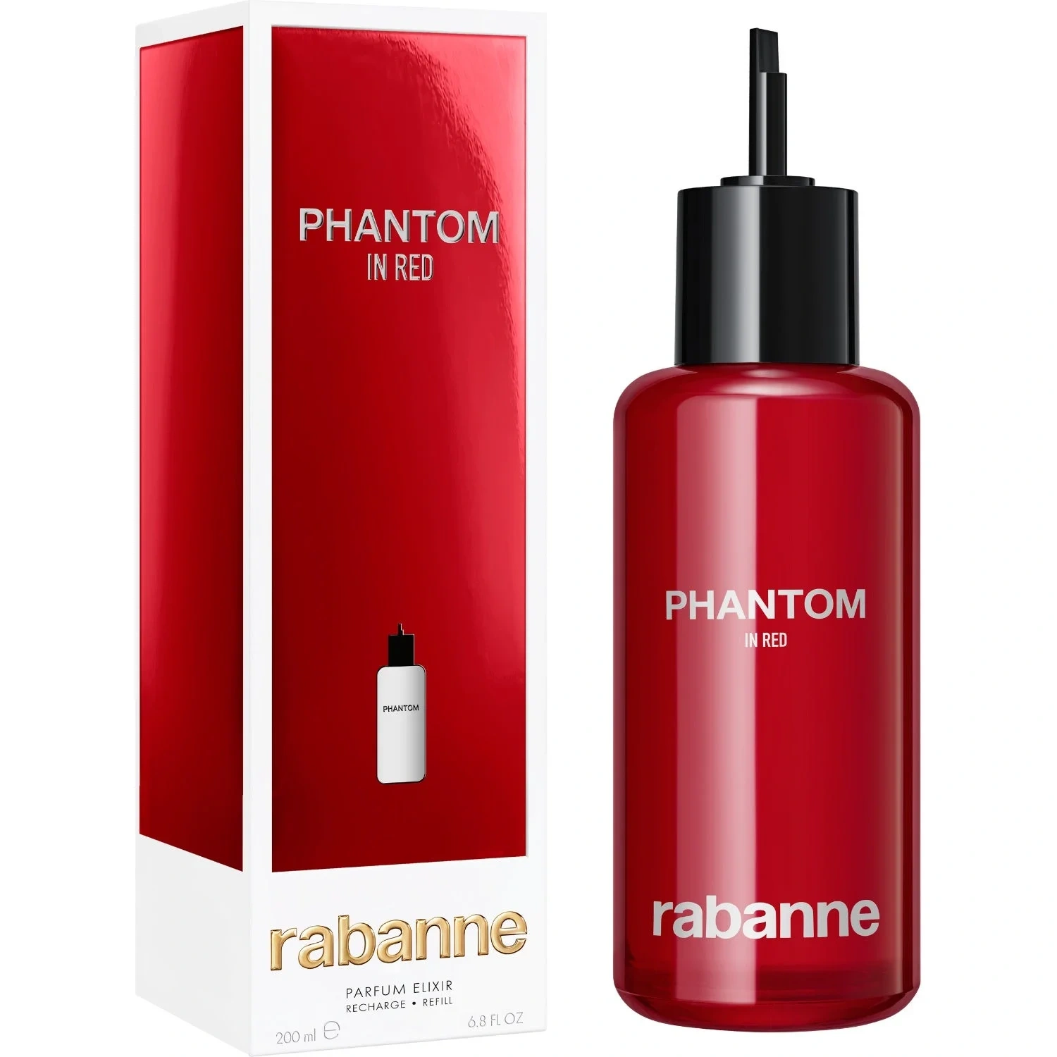 Rabanne Phantom In Red Eau de Parfum 200 ml, Refill