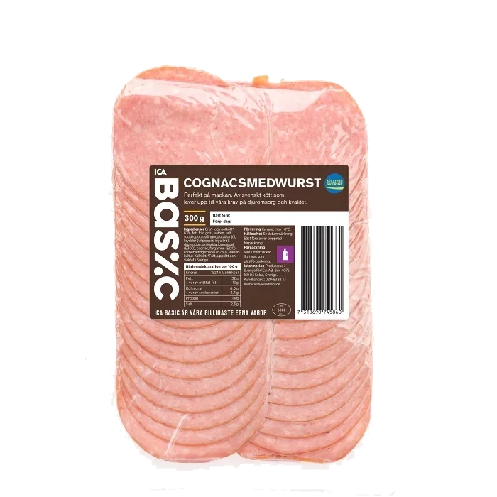 Cognacsmedwurst 300g ICA Basic