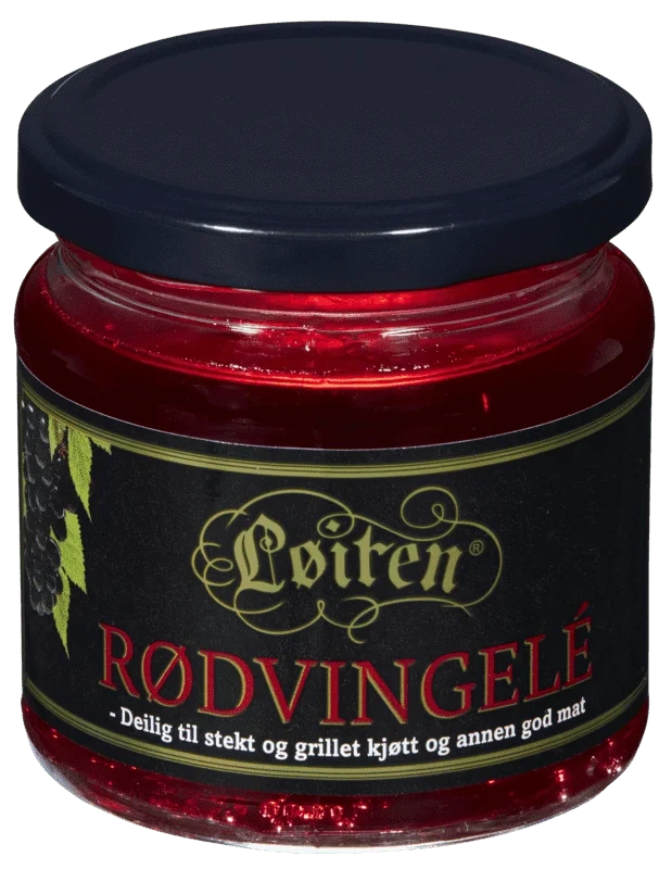 Rødvinsgelé 200g Løiten