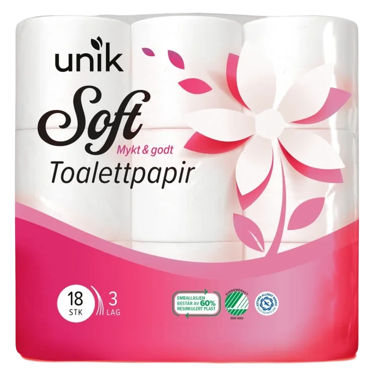 Toalettpapir Soft 18rl Unik