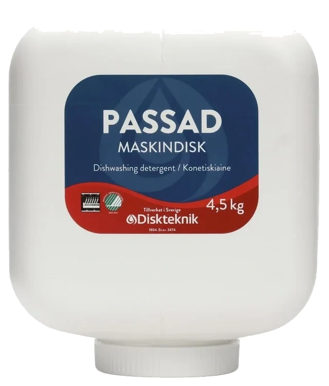 Passad maskinoppvask   4,5kg