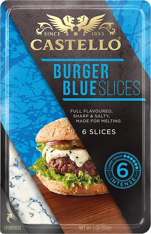 Castello burger blue 150g