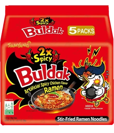 Buldak Hot Chicken 2x Spicy 5pk