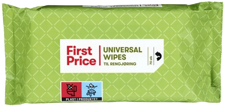 Wipes Universal Citrus 70stk First Price