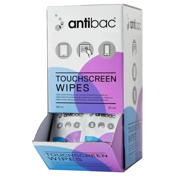 Antibac Touchscreen Wipes 95stk
