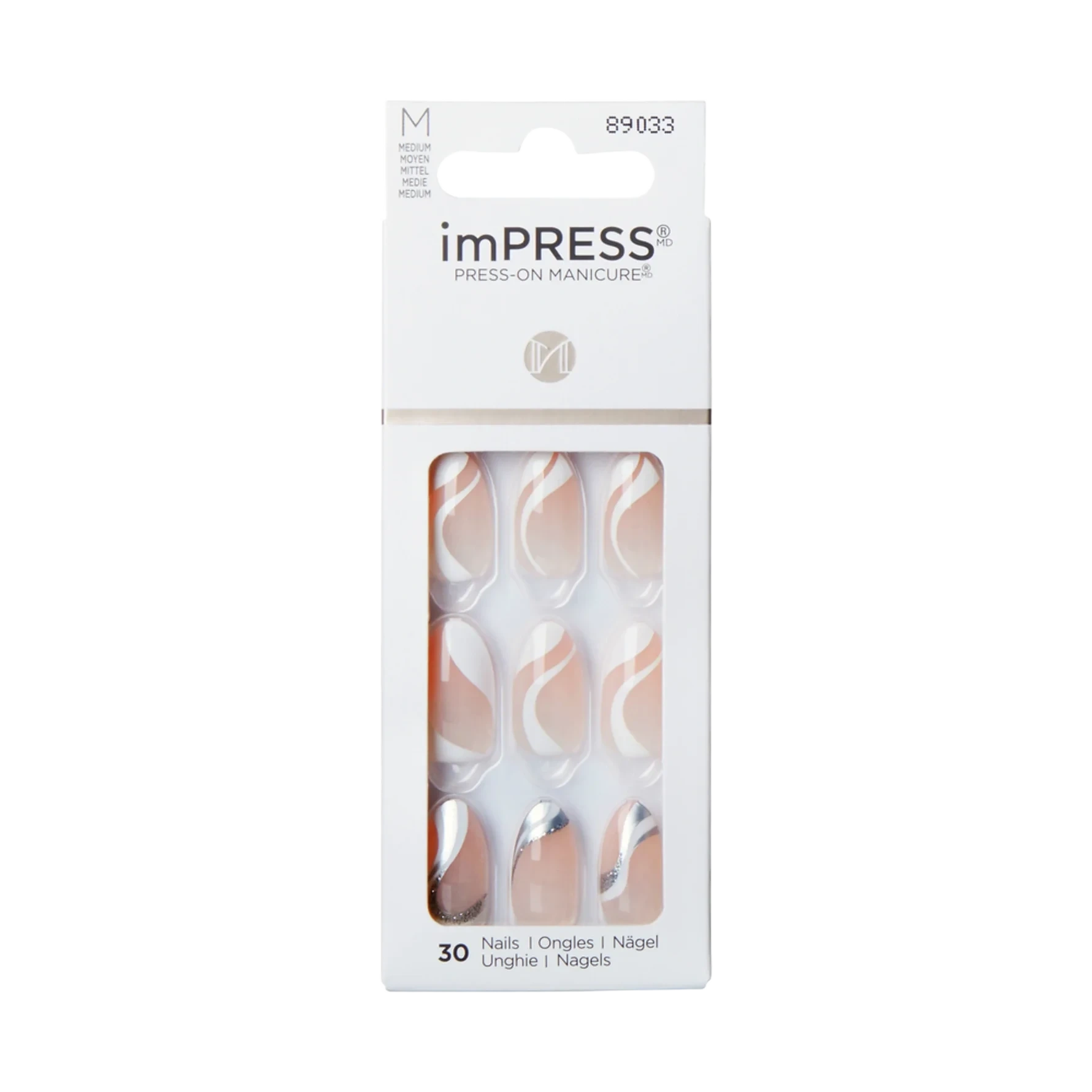Kiss ImPRESS Artificial Nail - On My Mind 30 pcs