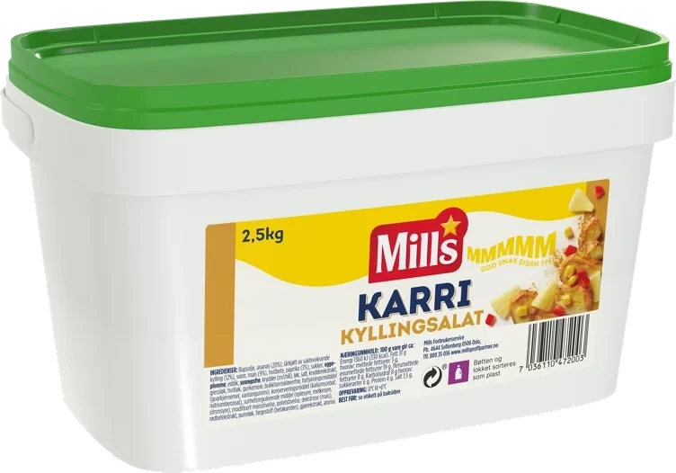 Karri Kyllingsalat 2,5kg Mills