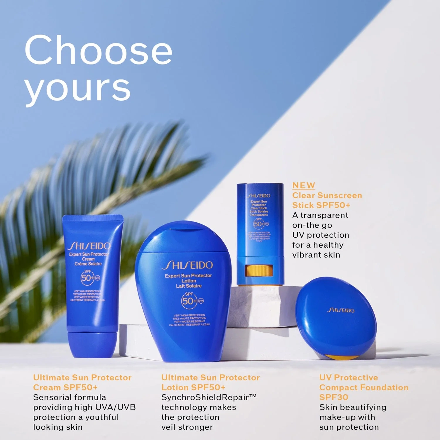 Shiseido Global Sun Care Clear Stick SPF50+