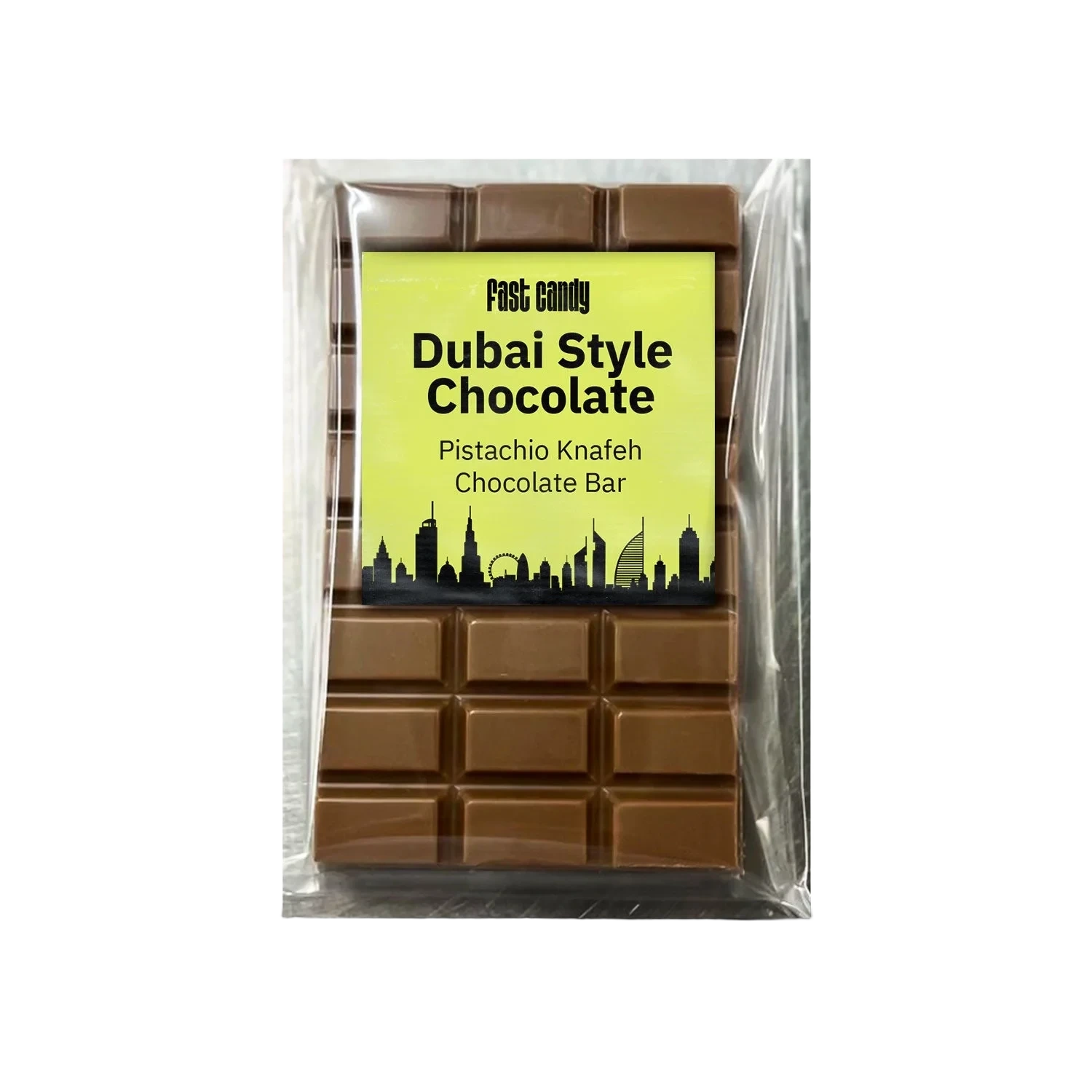 Fast Candy Dubai Chocolate Pistachio Knafeh Bar