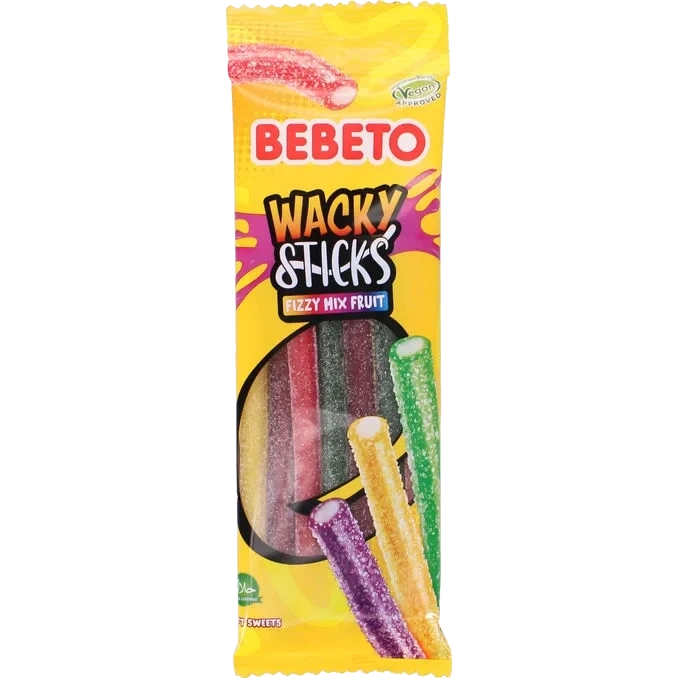 Godis Wacky Sticks Fizzy Mix