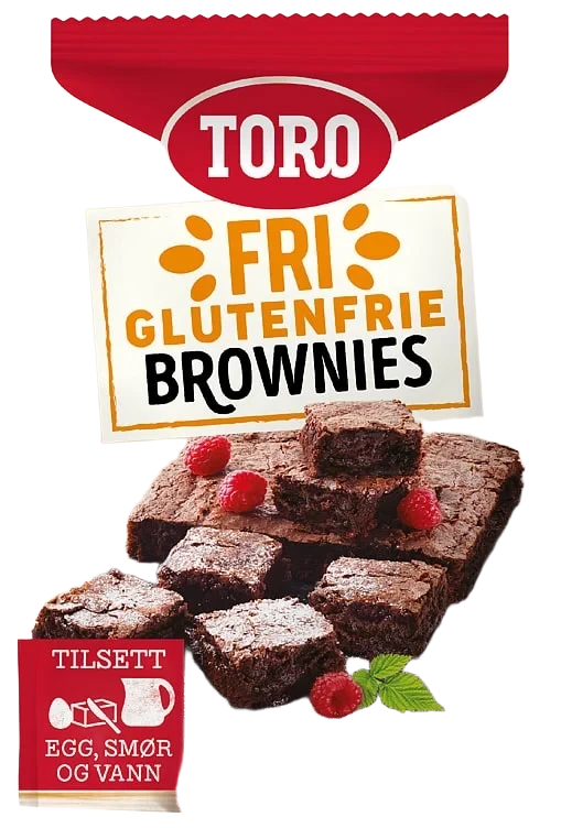 Brownies Mix glutenfri 540g Toro