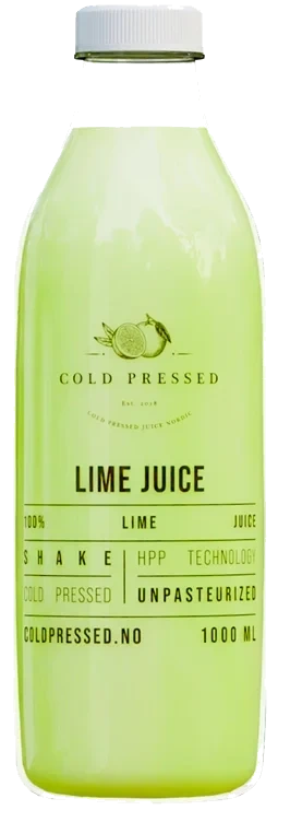 Kaldpresset juice 100% lime  1l