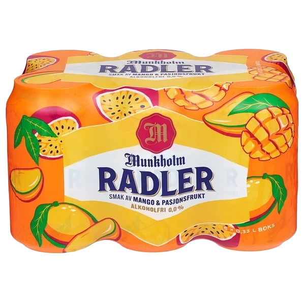 Munkholm Radler Mango/Pasjon 0,33lx6 boks