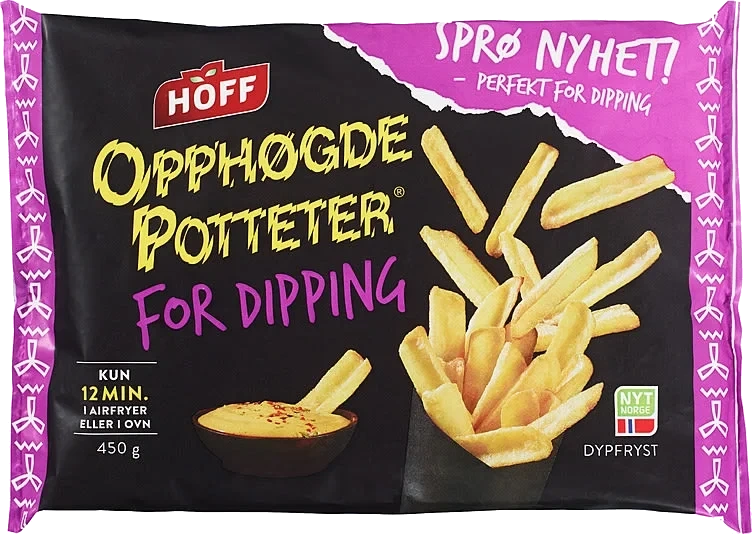 Opphøgde Potteter for Dipping 450g Hoff