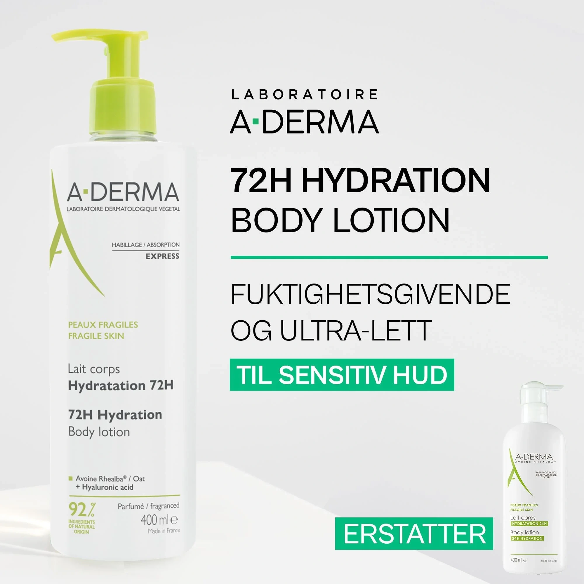A-Derma Body Lotion, 400 ml