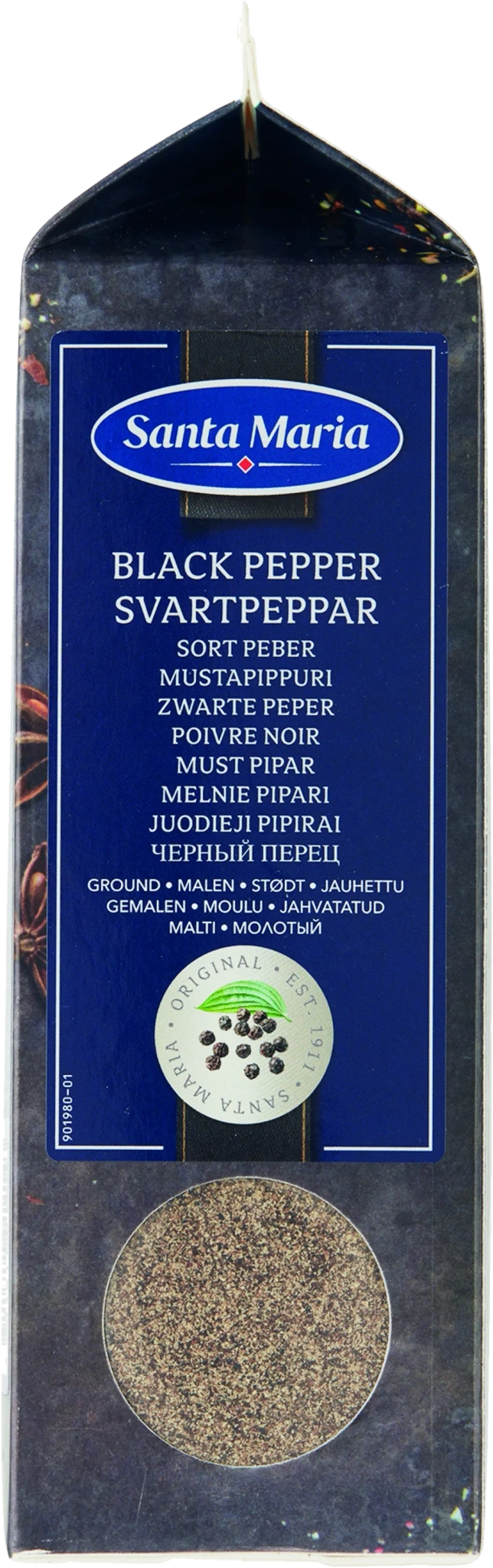 Svartpeppar Malen