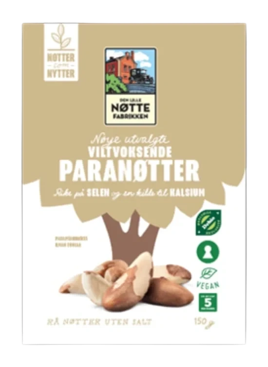 Dln Økologiske Paranøtter 150g