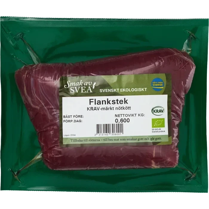 Flankstek Färsk ca 600g KRAV Smak av Svea