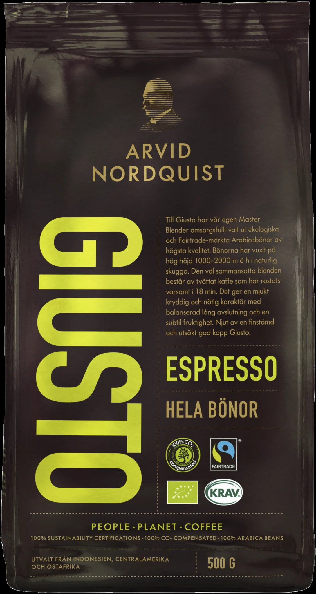 Espresso Giusto hela bönor