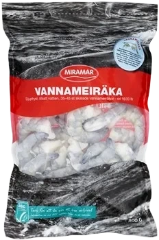 Vannameiräka utan skal 16/20 - ASC