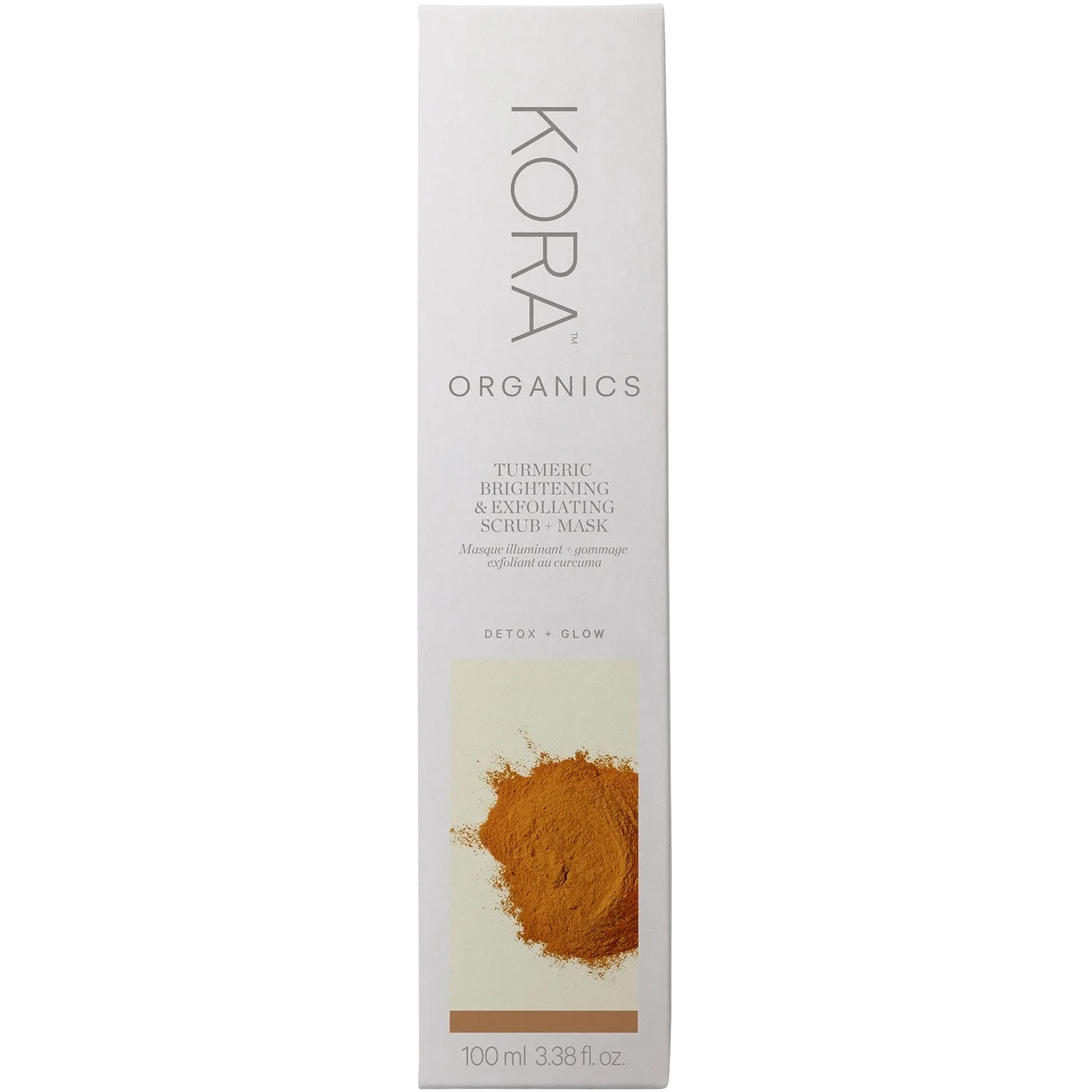 KORA Organics Turmeric Brightening & Exfoliating Scrub & Mask