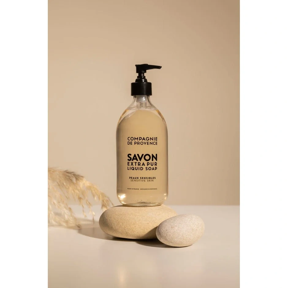 COMPAGNIE DE PROVENCE SAVON Liquid Marseille Soap Refill Sensitive Skin Liquid Hand Refill Soap 495 ml