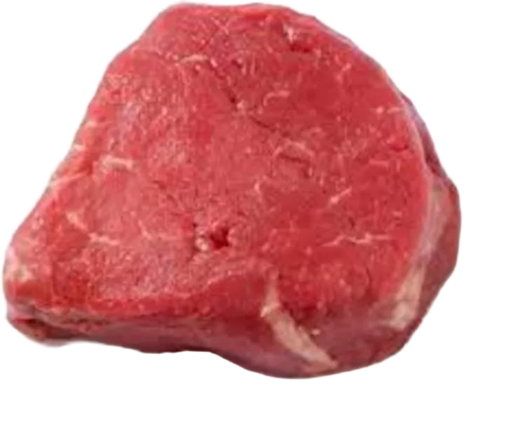 Indrefilet av storfe. Ca. 200g pr skive