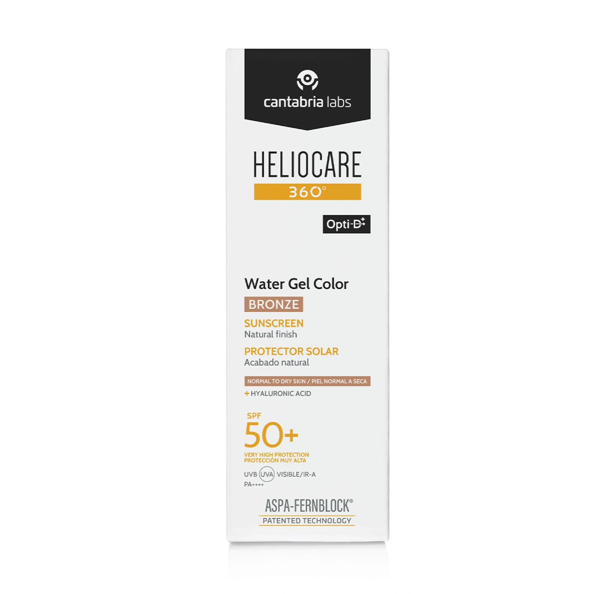 Heliocare Water Gel Color SPF50+, Bronze, 50 ml