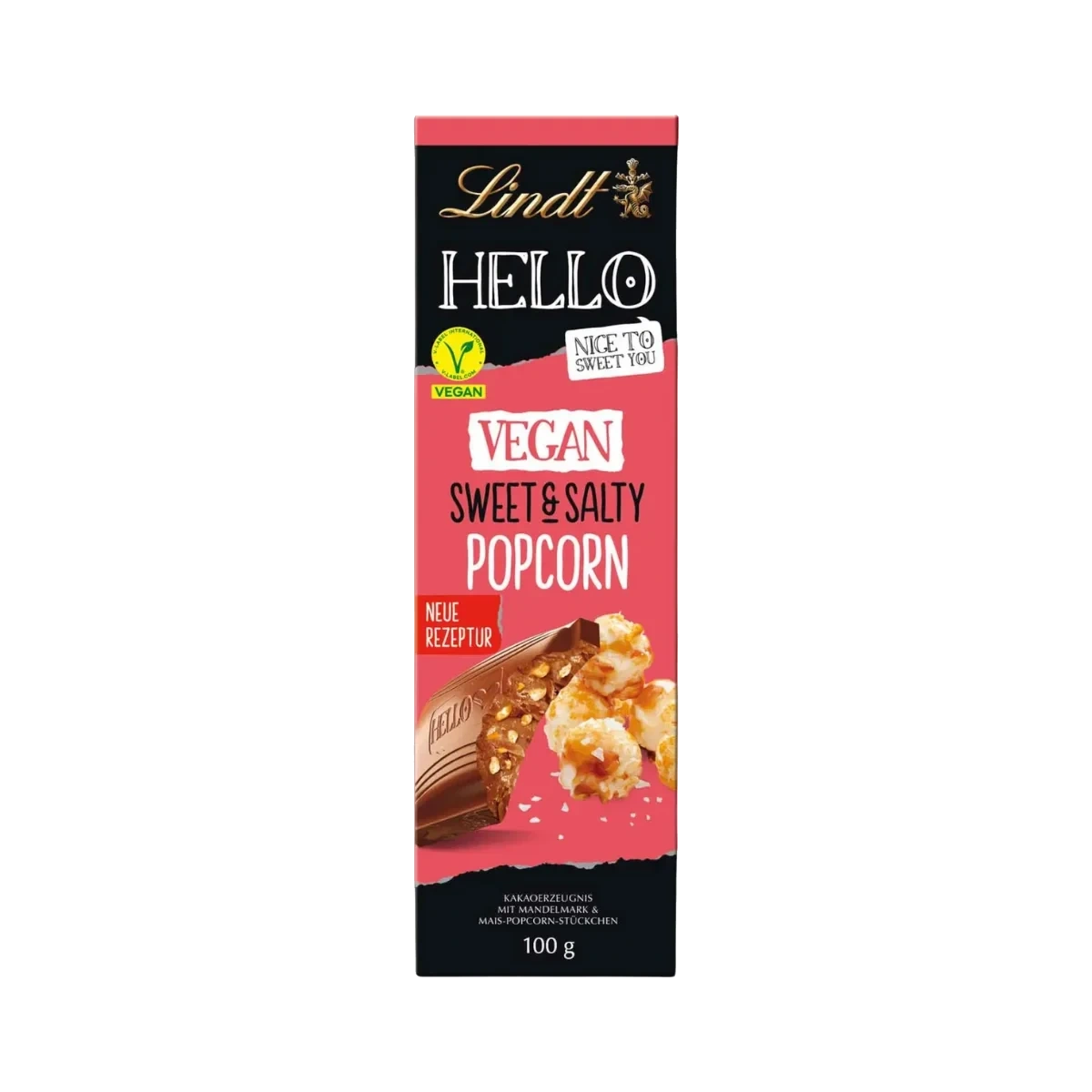 Lindt Hello Sweet & Salty Popcorn 100 g DATOVARE