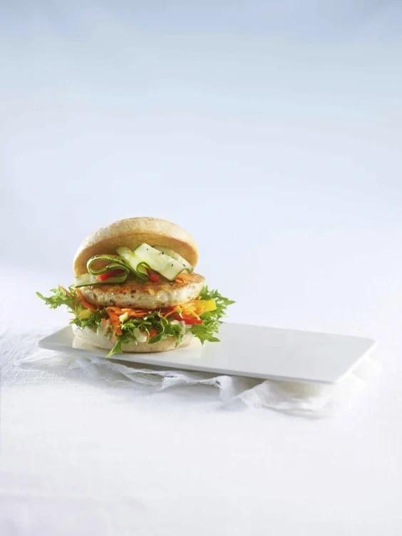 Fiskeburger m/Tare og Ramsløk 120g 2kg Frys