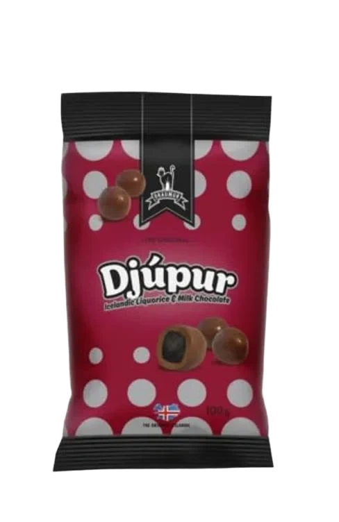 Djupur Lakris&Sjokolade 100g Draumur