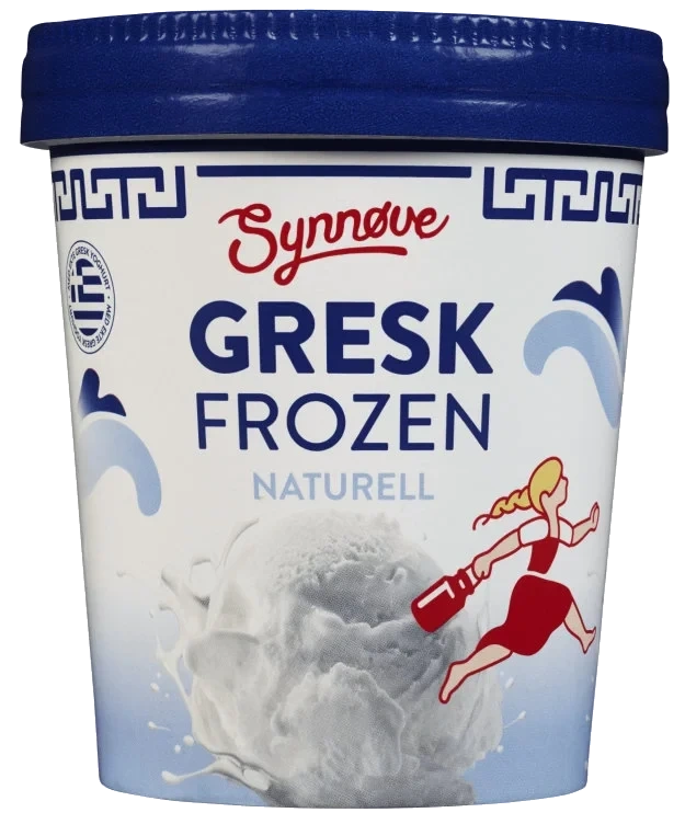 Yoghurtis Gresk Frozen Naturell 450ml Synnøve