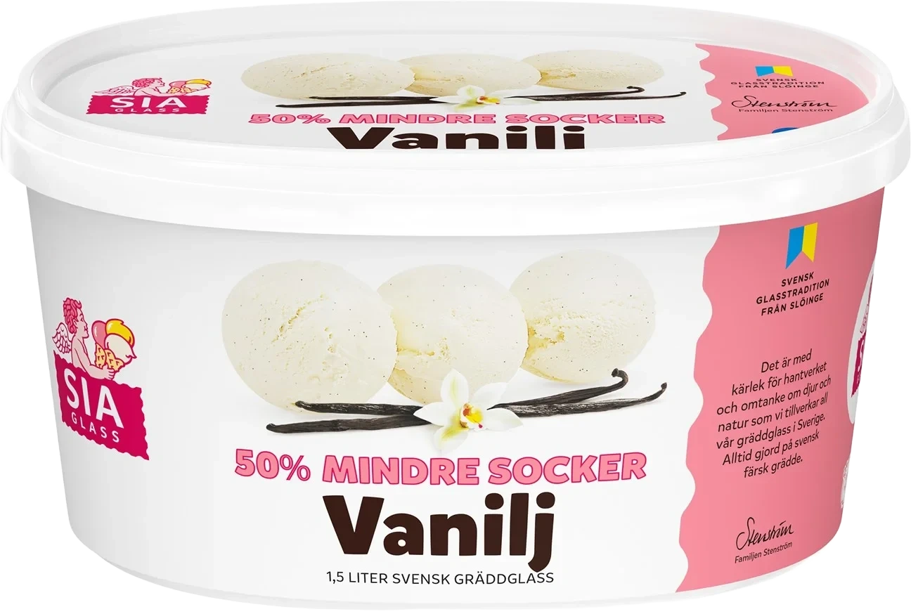 Vanilj mindre socker