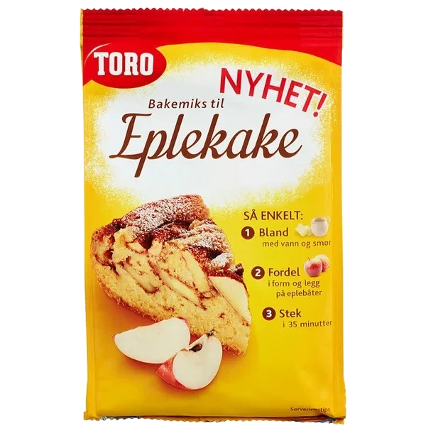 Eplekake Mix 384g Toro