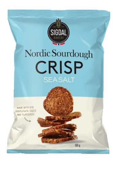 Nordic Sourdough Crisp Seasalt 130g