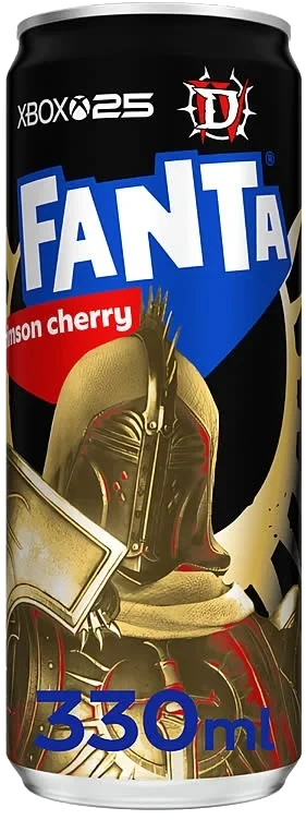 Fanta crimson cherry bx  20x33cl