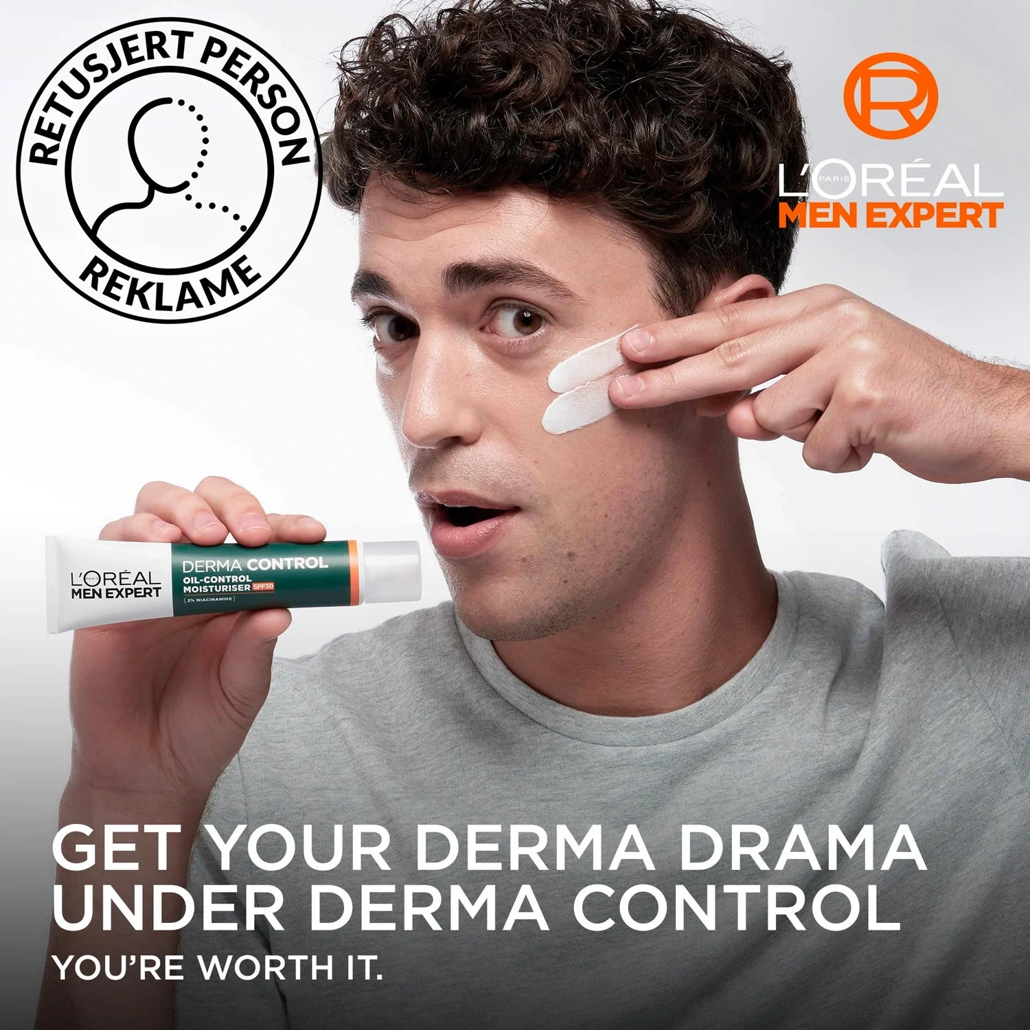 L'Oréal Paris Men Expert Derma Control Moisturiser SPF30 For All Skin Types