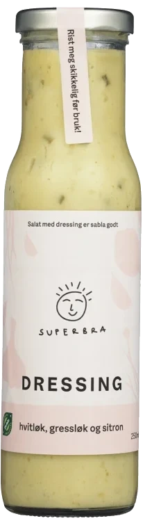Dressing Hvitløk Økologisk 250ml Superbra