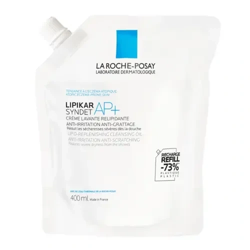 La Roche-Posay Lipikar Syndet AP+ dusjgelekrem refill 400 ml