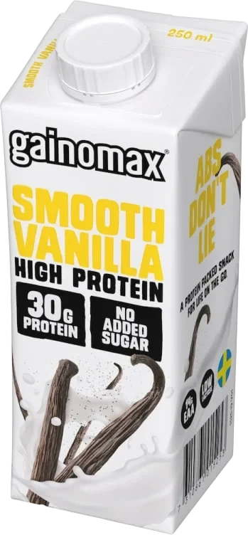 High Protein Shake Vanilje 250ml Gainomax
