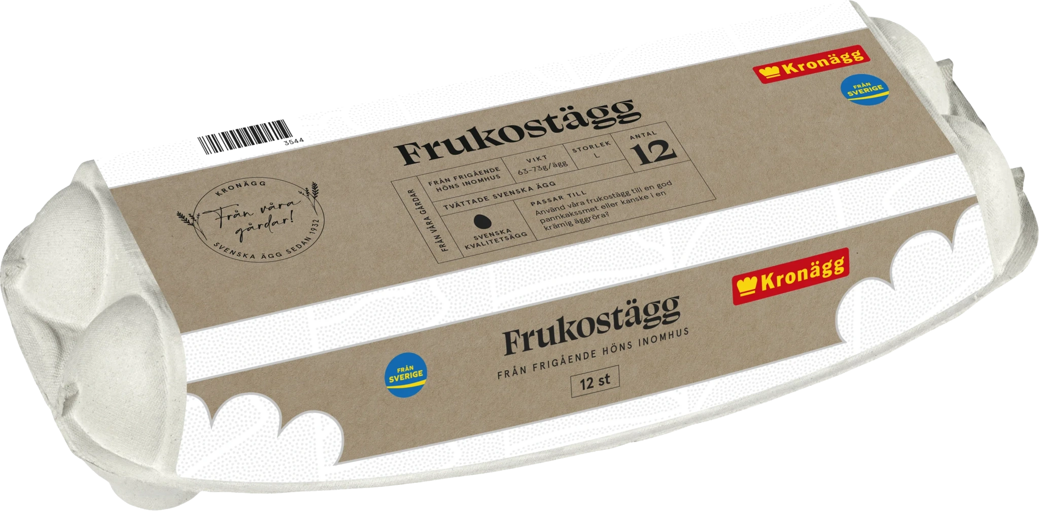 Ägg, frig inne, L