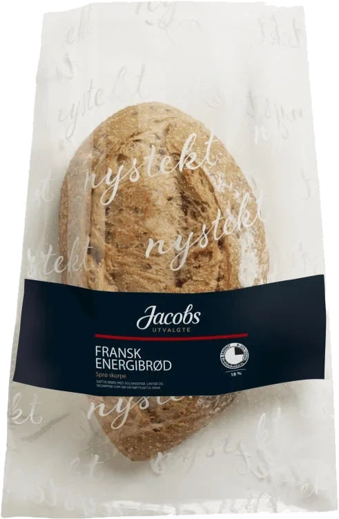 Fransk Energibrød 630g Jacobs Utvalgte