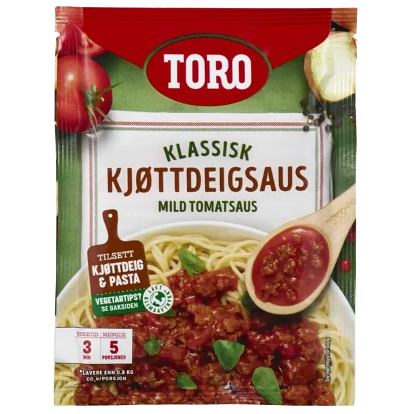 Kjøttdeigsaus Original 58g Toro