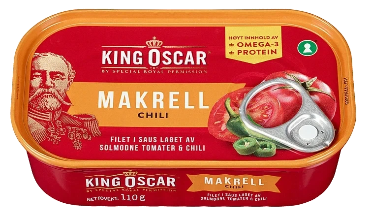 Skinnfri makrell chili   110g