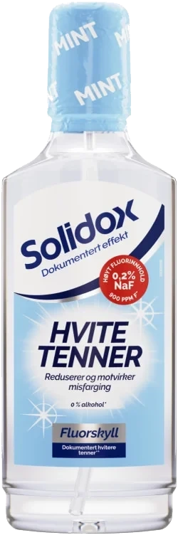 Solidox Munnskyll Hvite Tenner 500ml