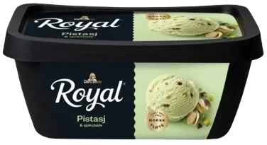 Royal pistasj & sjokolade 0,9 l