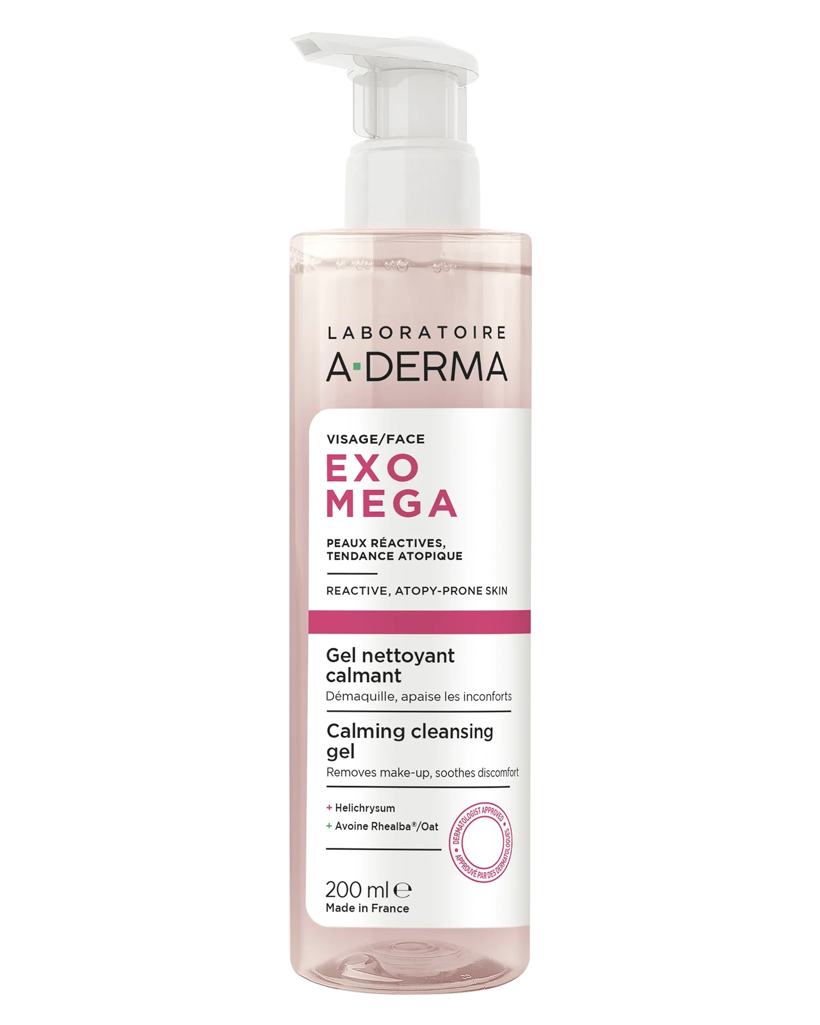 A-Derma Exomega Calming Cleansing Gel, 200 ml