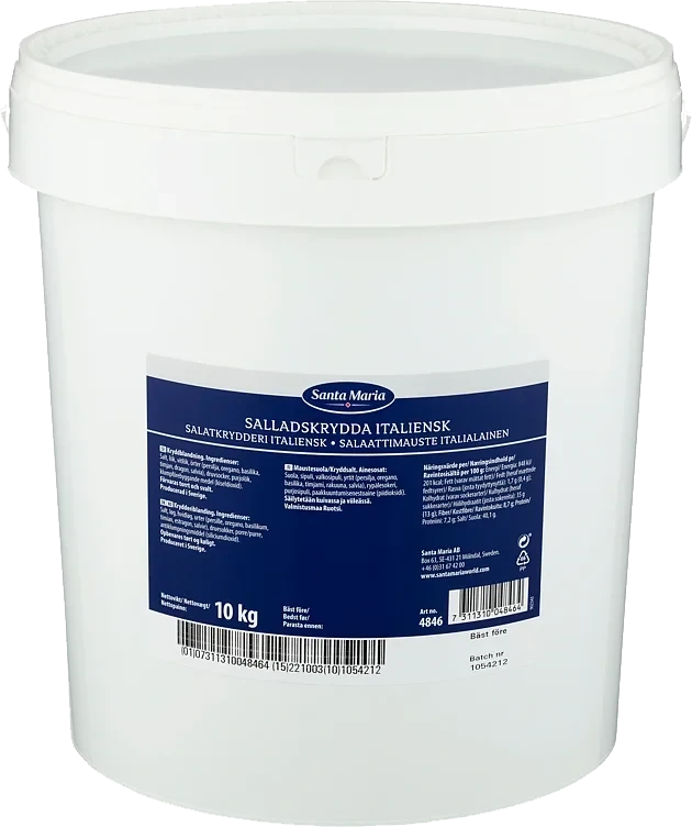 Italiensk Salatkrydder 10 kg Santa Maria
