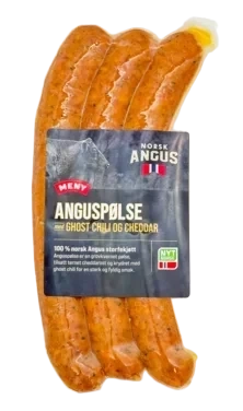 Angus Ghost&Cheddar Pølse 240g Prima Jæren