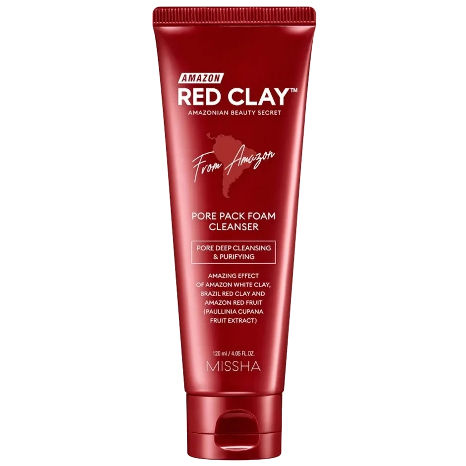MISSHA Amazon Red Clay™ Pore Pack Foam Cleanser